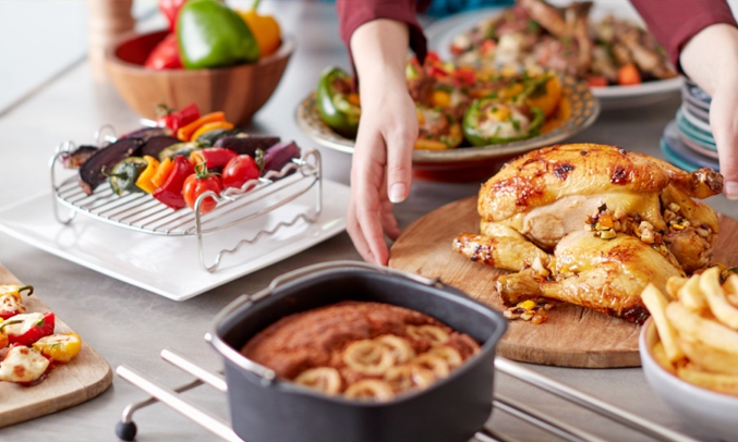 Nồi chiên không dầu Philips dung tích lớn 7.3 lít HD9860