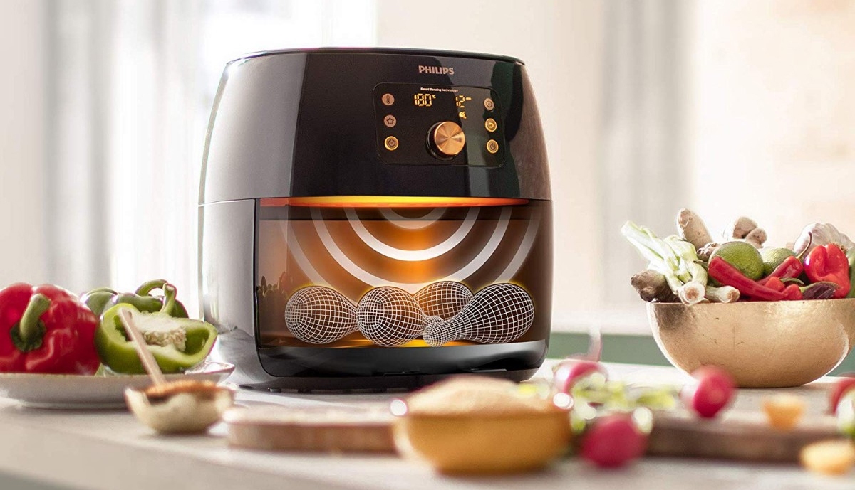 Nồi chiên không dầu Philips dung tích lớn 7.3 lít HD9860