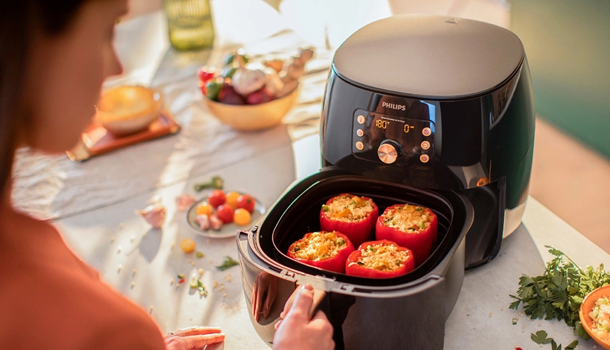 Nồi chiên không dầu Philips dung tích lớn 7.3 lít HD9860