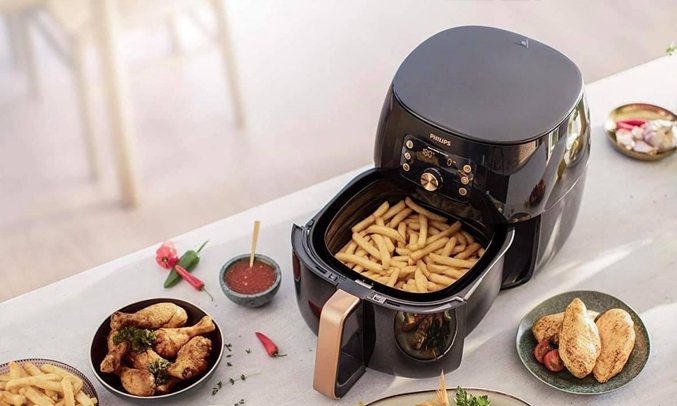 Nồi chiên không dầu Philips dung tích lớn 7.3 lít HD9860