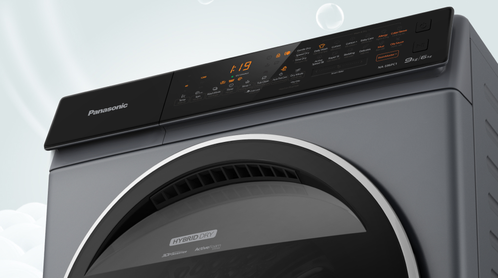 Máy giặt sấy Panasonic inverter 9 kg NA-S96FC1LVT model 2022