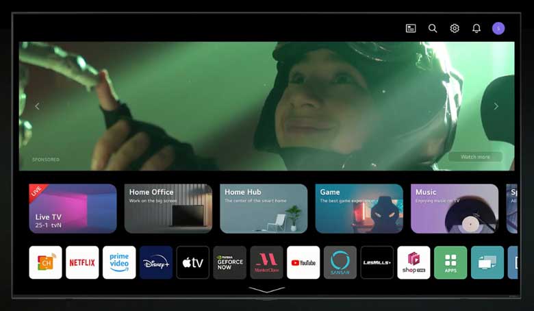 Smart Tivi LG 4K 65 inch 65UR8050PSB 2023