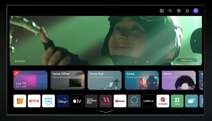 Smart Tivi LG 4K 65 inch 65UR7550PSC.ATV 2023