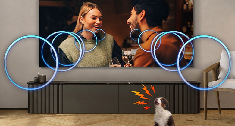 Tivi Samsung Q8FA - Công nghệ Active Voice Amplifier