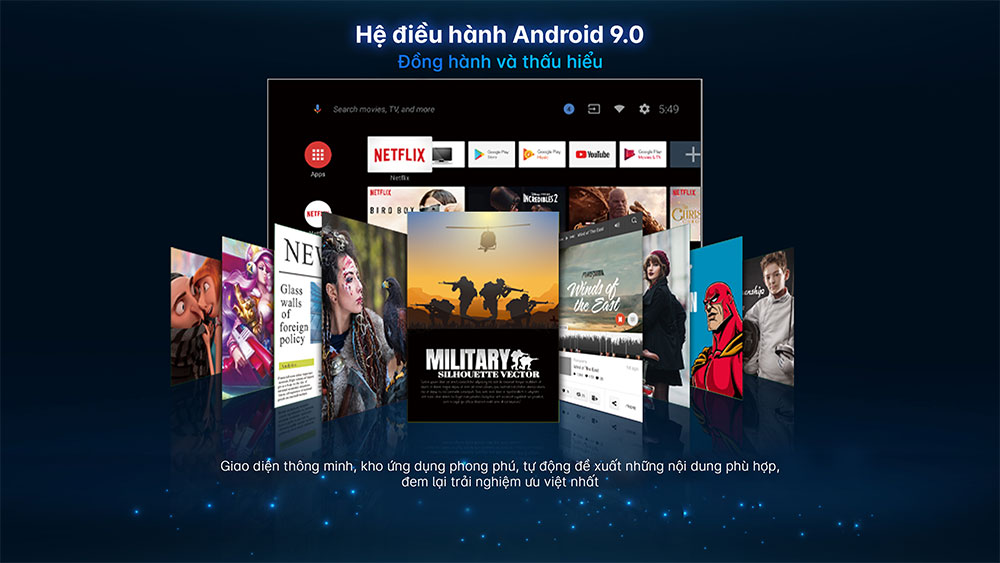 Android Tivi Aqua H70D6UG - 70 inch, Ultra HD 4K