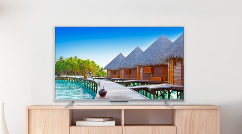 Smart Tivi TCL 4K 43P725 43 inch UHD thiết kế tràn viền sang trọng