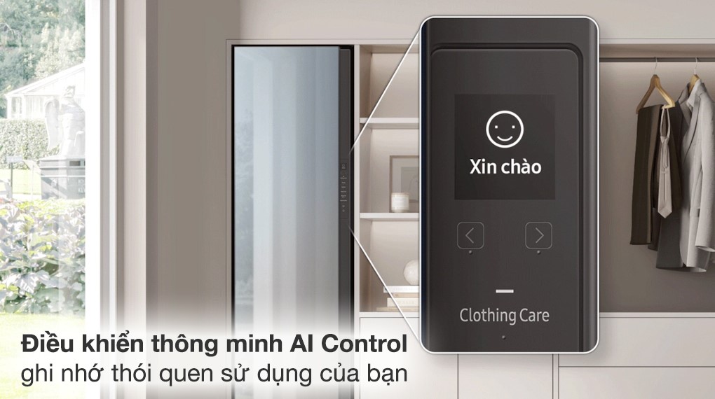 Tủ chăm sóc quần áo thông minh Samsung DF60A8500EG/SV model 2022 nhập khẩu