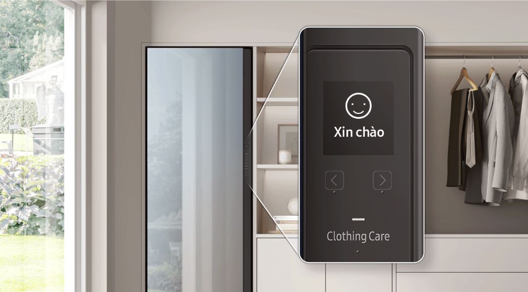 Tủ chăm sóc quần áo thông minh Samsung DF10A9500CG model 2022 nhập khẩu