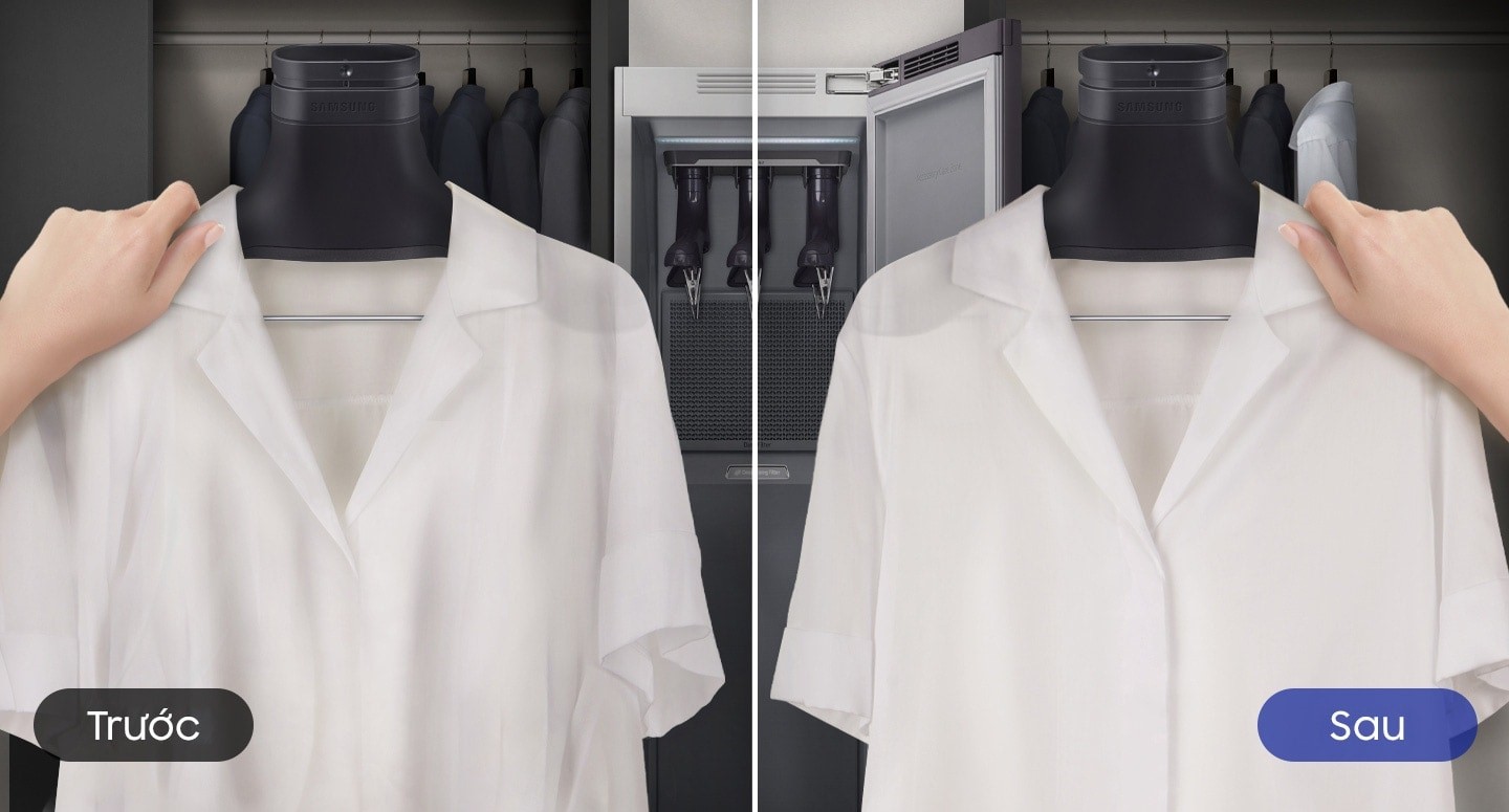 Tủ chăm sóc quần áo thông minh Samsung DF10A9500CG model 2022 nhập khẩu