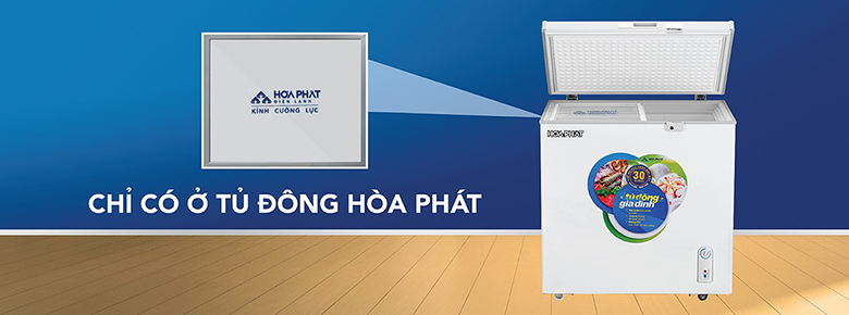 Tủ đông Hòa Phát HCF 336S1Đ1 162 lít giá rẻ