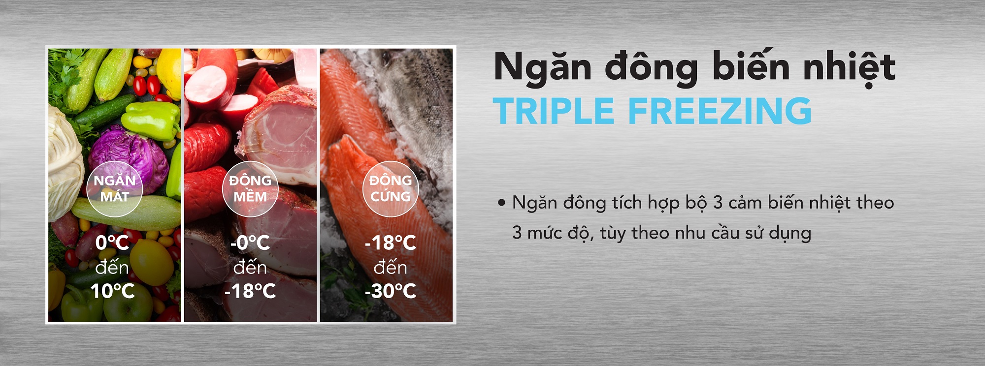 Tủ đông trưng bày Hòa Phát 357 lít mặt kính HSF AD6357.C1