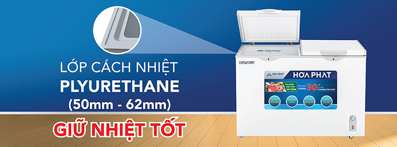 Tủ đông Hòa Phát HCF 656S2Đ2 271 lít giá rẻ