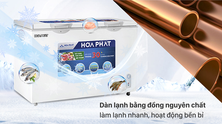 Tủ đông Hòa Phát HCF 666S1Đ2 352 lít giá rẻ