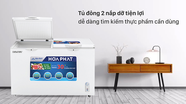 Tủ đông Hòa Phát HCF 666S1Đ2 352 lít giá rẻ