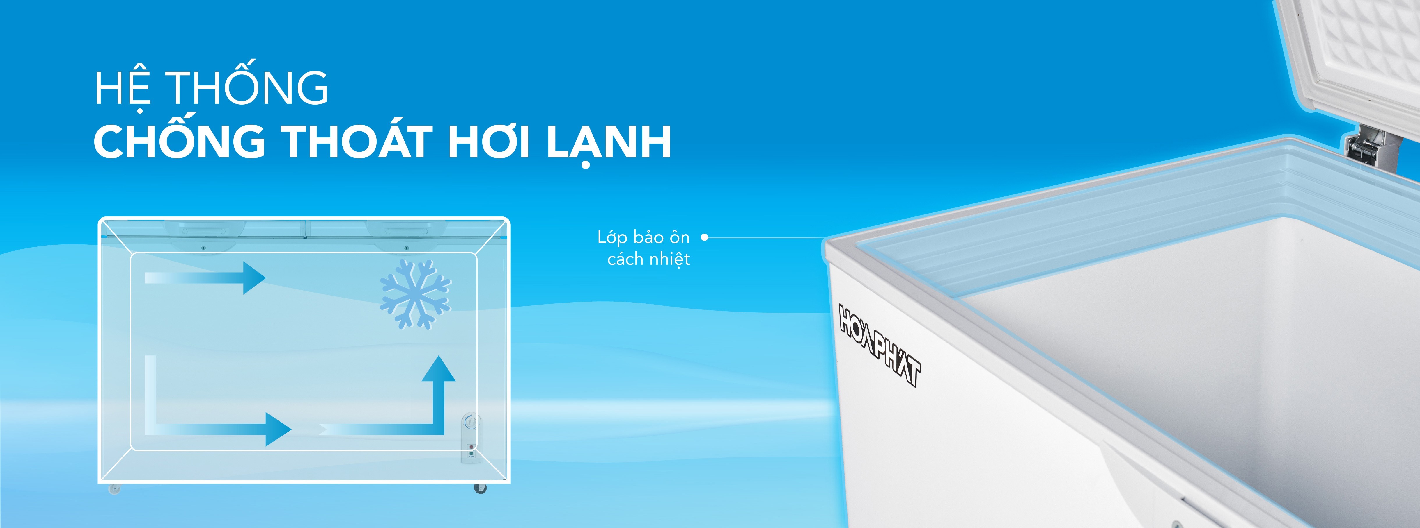 Tủ đông Hòa Phát 1 cánh 107 lít HPF AD6107.T1 giá rẻ