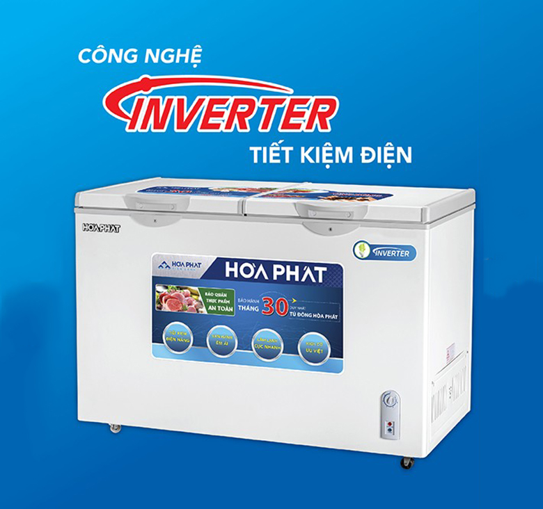 Tủ đông Hòa Phát HCFI 606S2Đ2 inverter 245 lít giá rẻ