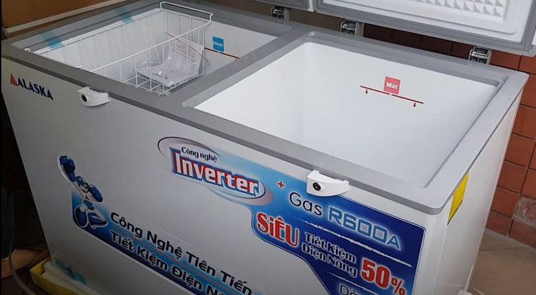 Tủ đông/mát Alaska Inverter 267 lít FCA-4600CI