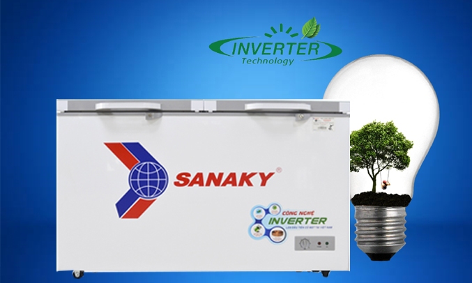 Tủ đông Sanaky Inverter 270 lít VH-3699A4K