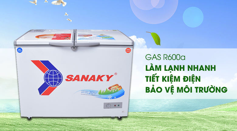 Tủ đông Sanaky 220 lít VH-2899W1 giá rẻ