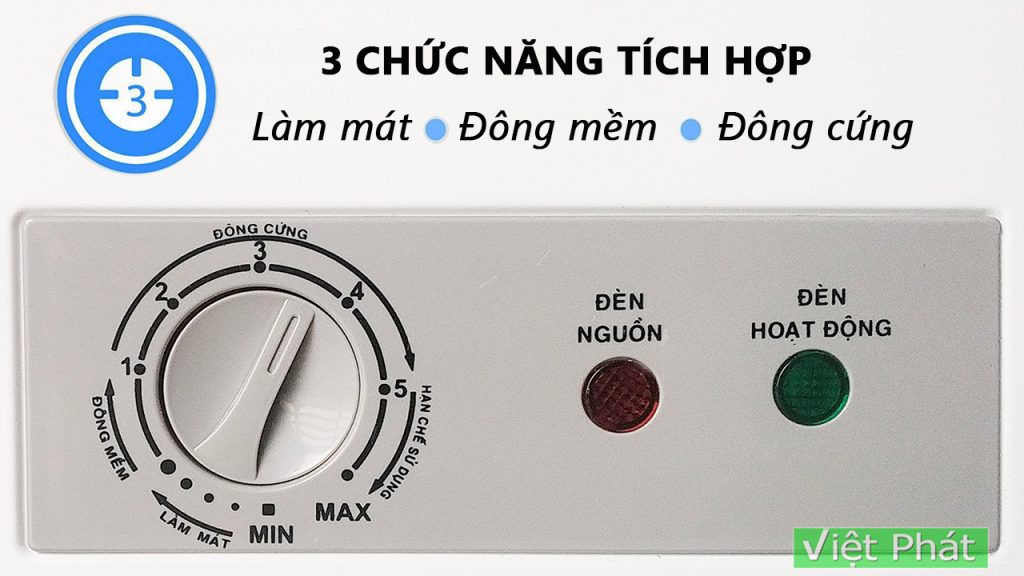 Tủ đông Sanaky mặt kính 270 lít VH-3699A2KD giá rẻ