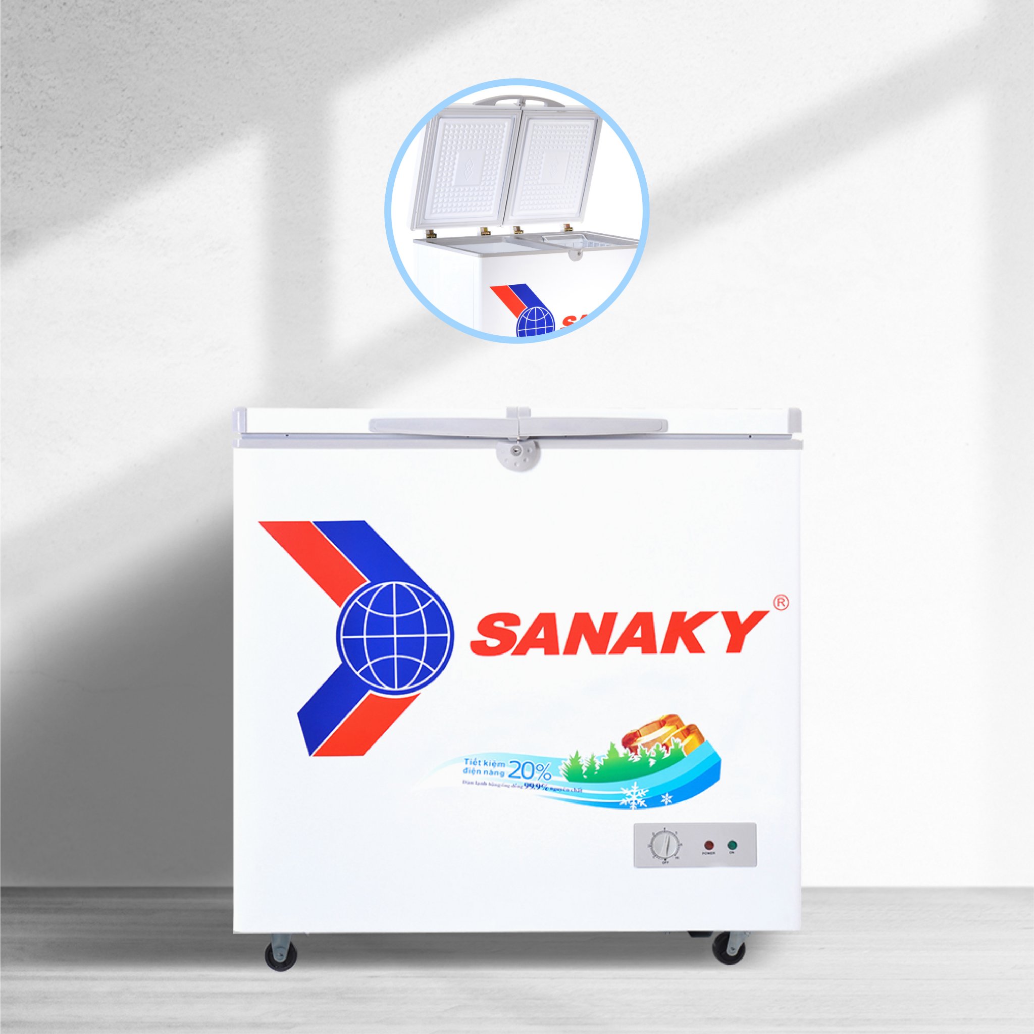 Tủ đông Sanaky 250 lít VH-2599A1 giá rẻ