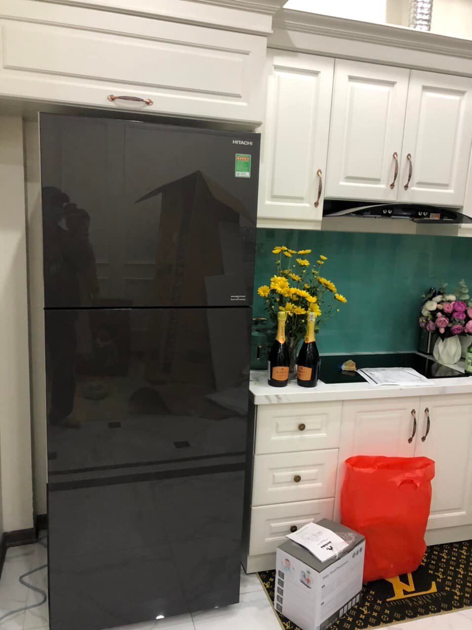 Tủ lạnh 2 cánh Hitachi inverter 390 lít R-FVY510PGV0 (GBK, GMG) giá rẻ
