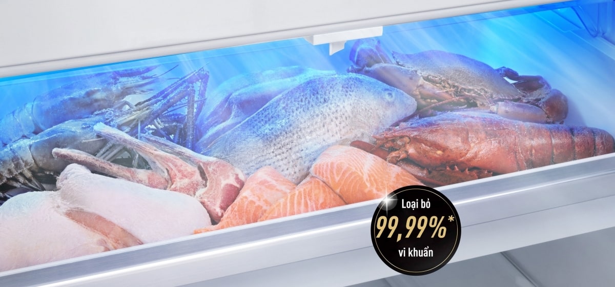 Tủ lạnh Panasonic 255 lít NR-SV280BPKV bảo quản thực phẩm sạch sẽ