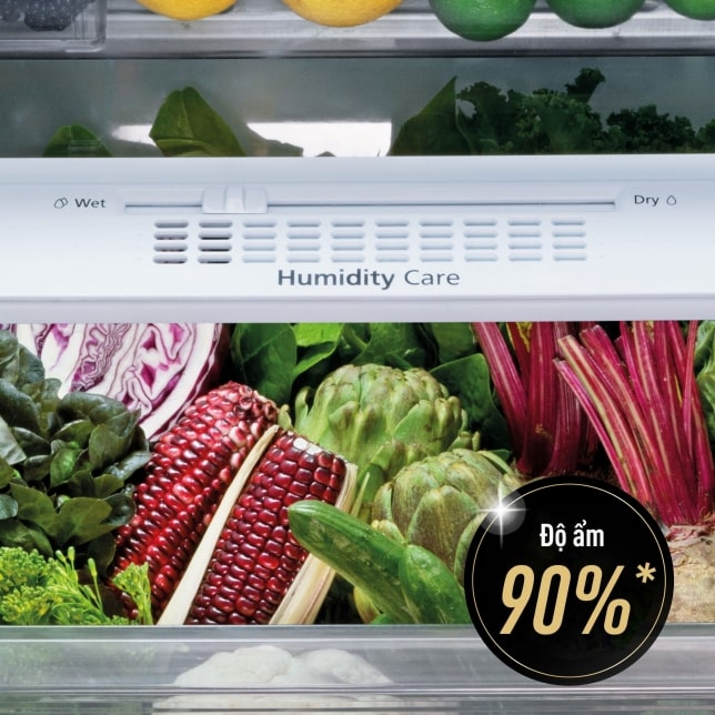 Tủ lạnh Panasonic 255 lít NR-SV280BPKV bảo quản rau củ tươi ngon độ ẩm cao