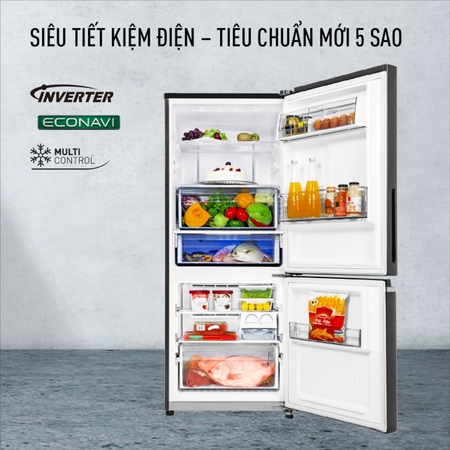 Tủ lạnh Panasonic 255 lít NR-SV280BPKV tiết kiệm điện