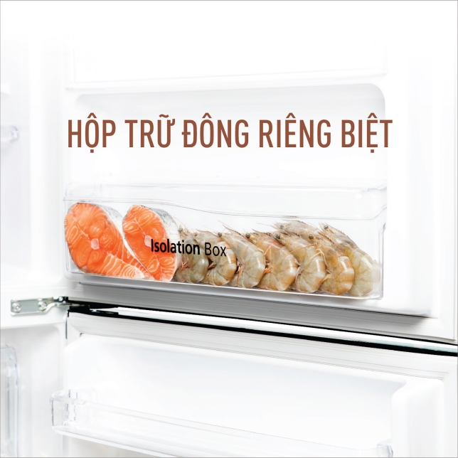 Tủ lạnh Panasonic Inverter 234 lít NR-TV261BPKV hộp trữ đông riêng biệt