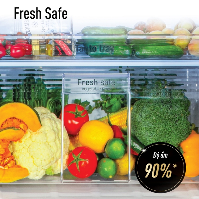Tủ lạnh Panasonic Inverter 234 lít NR-TV261BPKV duy trì độ ẩm cho rau củ quả tươi ngon
