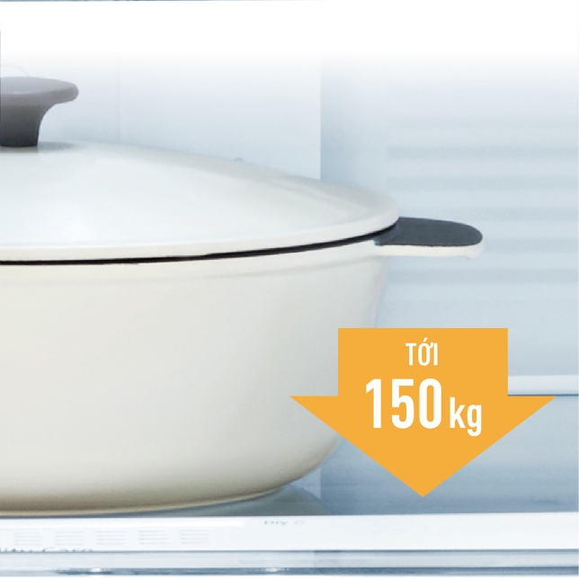 Tủ lạnh Panasonic Inverter 234 lít NR-TV261BPKV khay kính cường lực