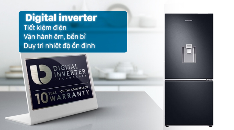 Tủ lạnh Samsung Inverter 276 lít RB27N4190BU/SV 2 cánh