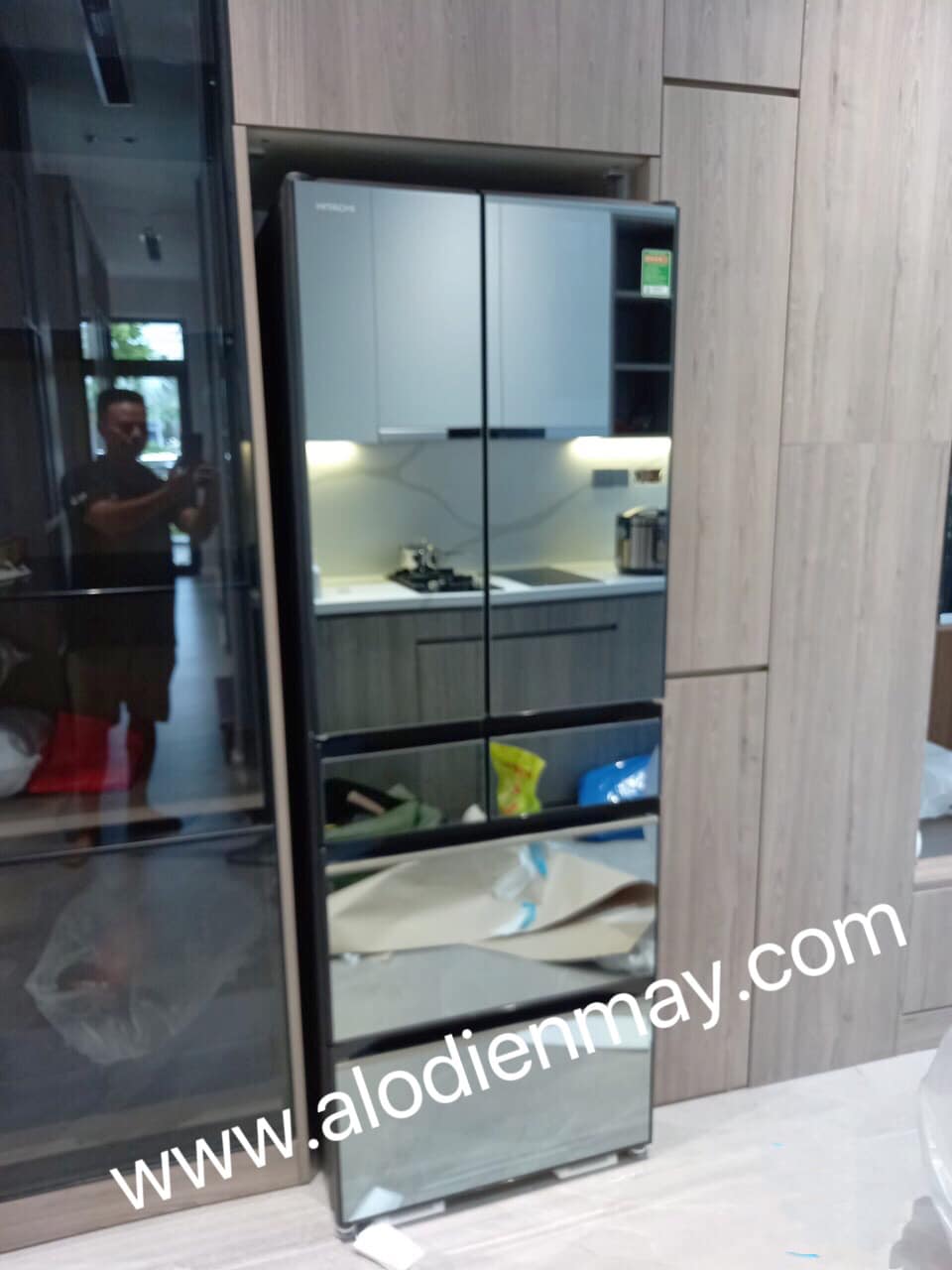 Tủ lạnh Hitachi 520 lít R-HW530NV (X) inverter 6 cánh Made in Japan chính hãng