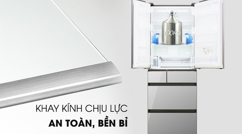 Tủ lạnh Panasonic Inverter 491 lít NR-F503GT-X2 6 cánh gương