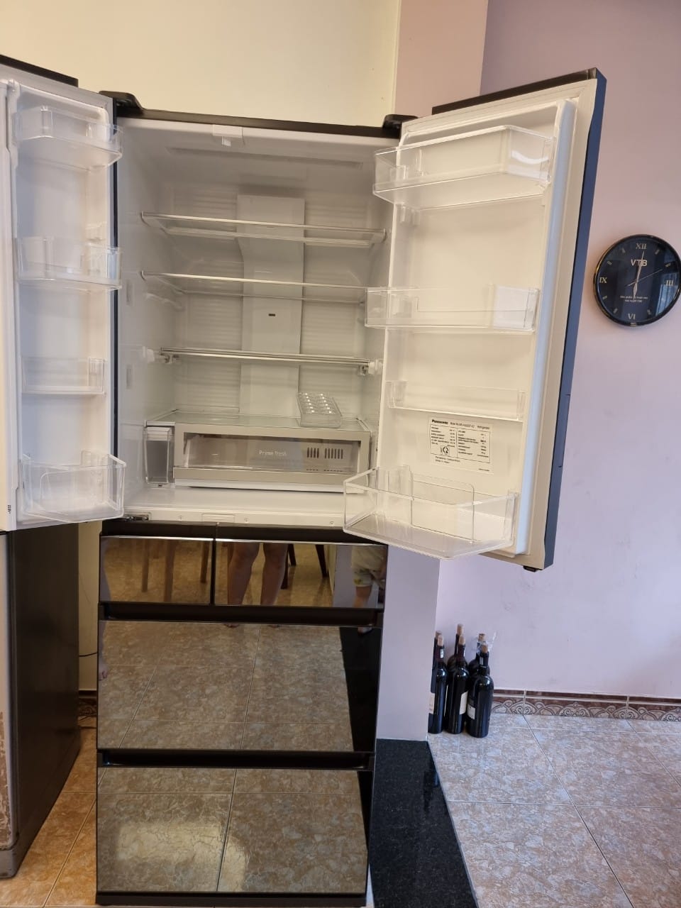 Tủ lạnh Panasonic inverter 491 lít NR-F503GT-X2 6 cánh gương chính hãng