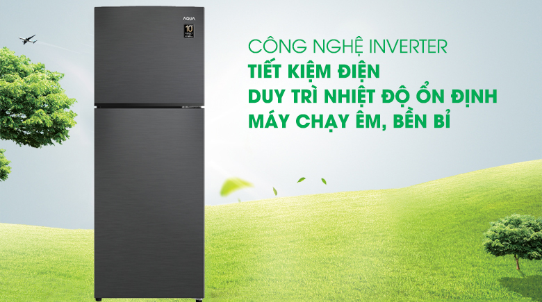 Tủ lạnh Aqua Inverter 212 lít AQR-T239FA(HB)