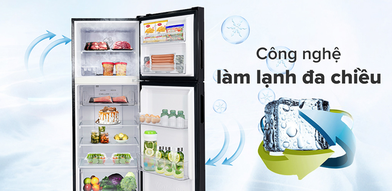 Tủ lạnh Aqua inverter 245 lít AQR-T259FA(FB) giá rẻ