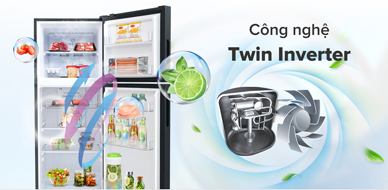 Tủ lạnh Aqua inverter 283 lít AQR-T299FA(FB) giá rẻ