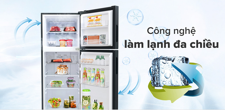 Tủ lạnh Aqua inverter 283 lít AQR-T299FA(FB) giá rẻ