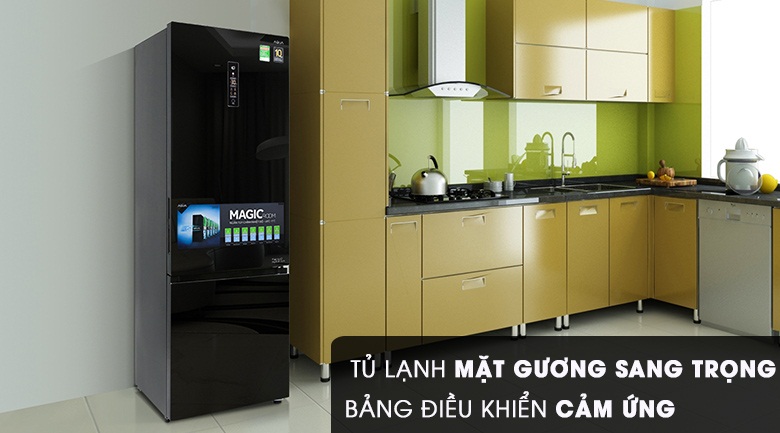 Tủ lạnh Aqua Inverter 324 lít AQR-IG378EB(GB)