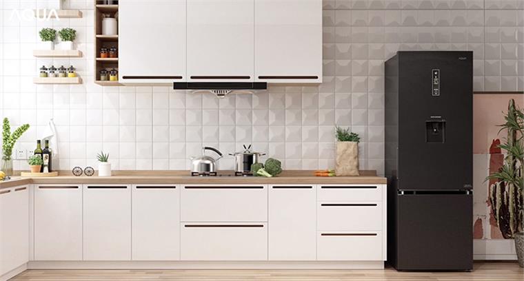 Tủ lạnh Aqua Inverter 324 Lít AQR-B379MA(WGB)