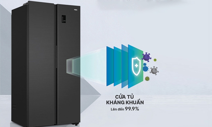 Tủ lạnh Aqua Inverter 480 lít AQR-S480XA(BL)