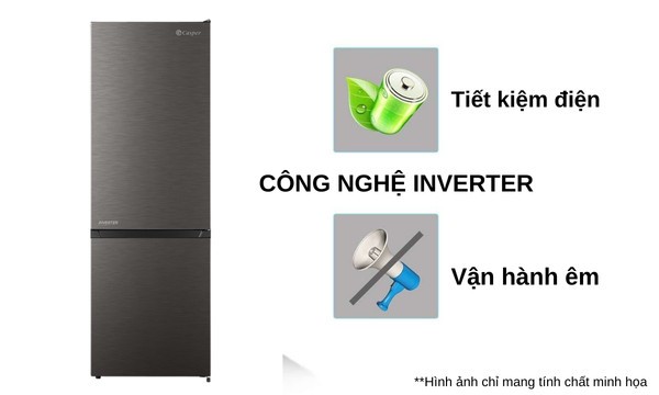 Tủ lạnh Casper 2 cánh inverter 300 lít RB-320VT