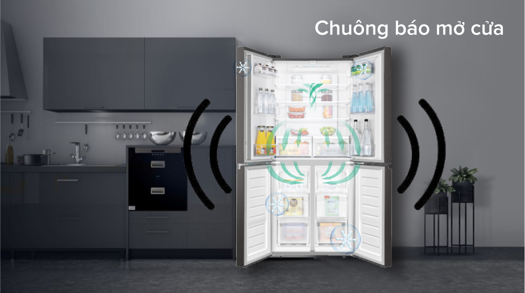 Tủ lạnh Casper 4 cánh inverter 462 lít RM-520VT giá rẻ