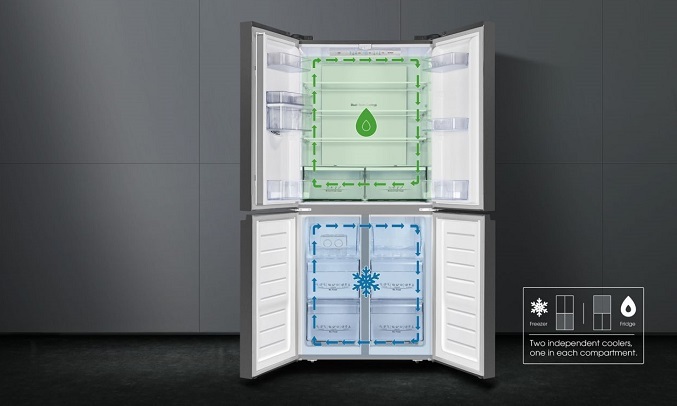 Tủ lạnh Casper 4 cánh inverter 645 lít RM-680VBW giá tốt