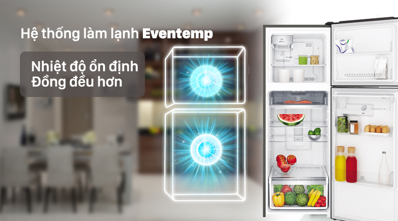 Tủ lạnh Electrolux Inverter 312 lít ETB3460K-H