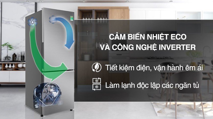 Tủ lạnh Hitachi 396 lít inverter R-B415EGV1 2023