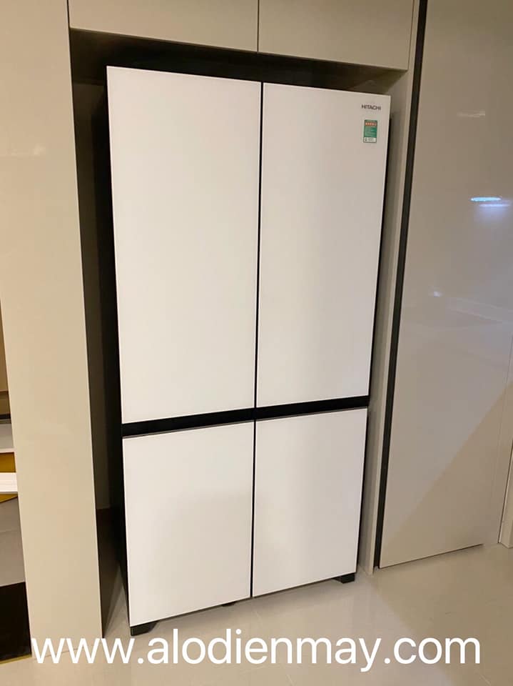 Tủ lạnh inverter Hitachi 4 cửa ngăn đông dưới R-WB640VGV0X (MGW) uy tín