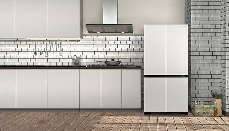 Tủ lạnh inverter Hitachi R-WB640VGV0X (MGW) 4 cửa Ngăn Đông Dưới